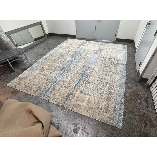 Ivory 9ft 4in × 11ft 8in Starck Carpet Custom Area Rug For Sale - Image 8 of 12