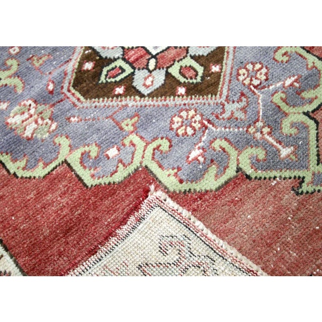 Traditional 1960s Turkish Oushak Rug For Sale - Image 3 of 7