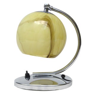 Art Deco Austrian Table Lamp in Chrome-Plating, 1930s For Sale