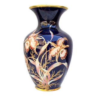 Limited Edition 61/384 Vase in Cobalt Porcelain from Schumann, Germany, 1960s For Sale