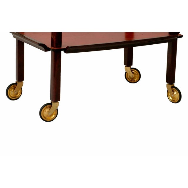 Hungarian Art Deco Trolley With Removable Tray, 1930s For Sale - Image 9 of 14