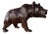 19th Century Swiss Black Forest Carved and Stained Walnut Bear For Sale