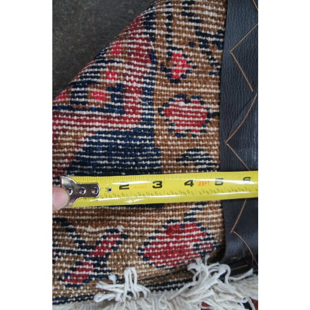 Semi Antique Oriental Wool Floral Vine Area Rug Carpet 6.5' X 9.5' For Sale - Image 11 of 12