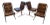 Vintage 1970s 70s Cantilever Chrome Leatherette Dining Chairs – Milo Baughman Style Studio 54 Set of 4 For Sale