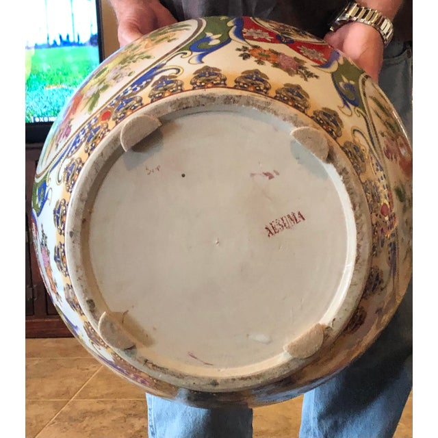 Wood Mid 20th Century Fish Bowl Planter Jardiniere With Rosewood Stand For Sale - Image 7 of 7