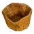 Vintage Hand-Carved Live Edge Root Wood Deep Bowl For Sale