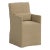 Stoffer Home x Cloth & Company Lindy Slipcover Dining Arm Chair in Relaxed Linen Burlap For Sale
