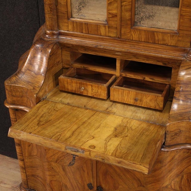 Vintage Venetian Trumeau in Walnut, 1950s For Sale - Image 6 of 13