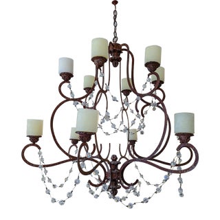 Niermann Weeks "Avignon" 12-Candle Chandelier For Sale