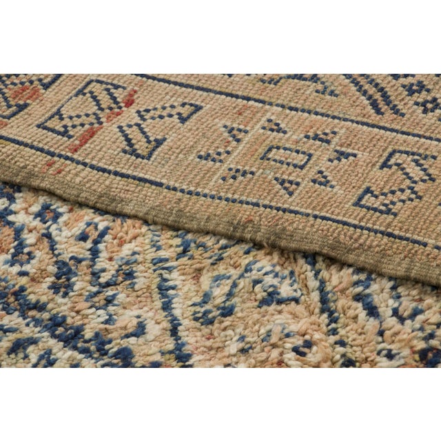 Textile Vintage Moroccan Berber Wool Rug With Geometric Chevron Design by Rug & Kilim For Sale - Image 7 of 9
