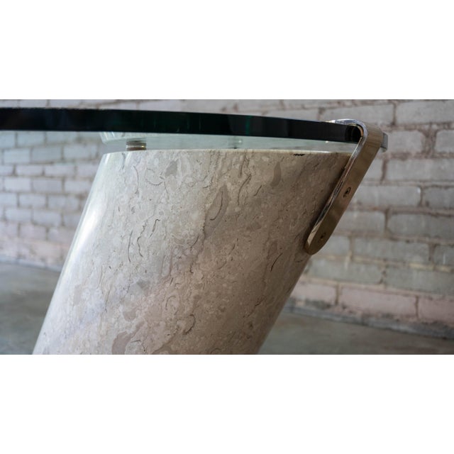 1970s Vintage Ronald Schmitt 'K1000' Attr. Travertine Coffee Table, C. 1970s. For Sale - Image 5 of 18