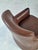 Animal Skin Mid-Century Club Chair in Rich Cigar-Brown Patinated Leather, 1960s For Sale - Image 7 of 9