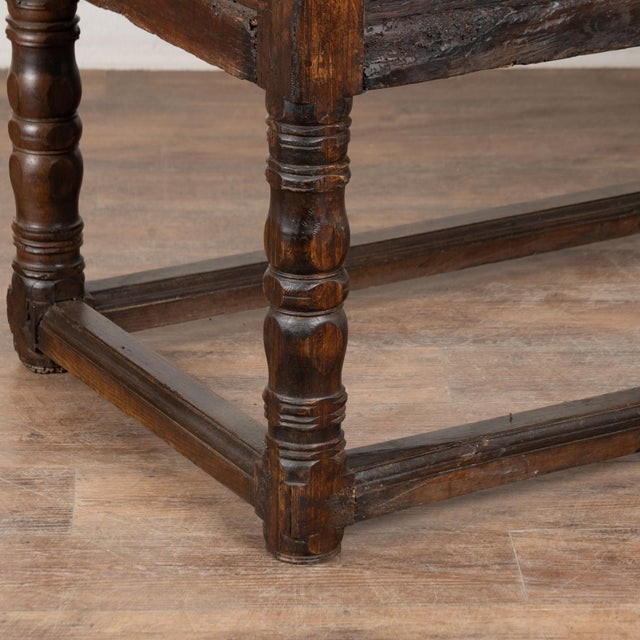 18th Century Spanish Console Table With Two Carved Drawers For Sale - Image 17 of 18