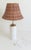 Mid-Century Marbella Style White Ceramic, Brass and Wicker Table Lamp from Carstens Tönnieshof, 1960s For Sale - Image 11 of 15
