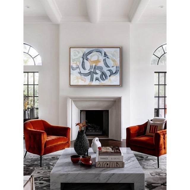 Framed Original Painting Titled Wrapped by Pamela Harmon For Sale In Los Angeles - Image 6 of 10