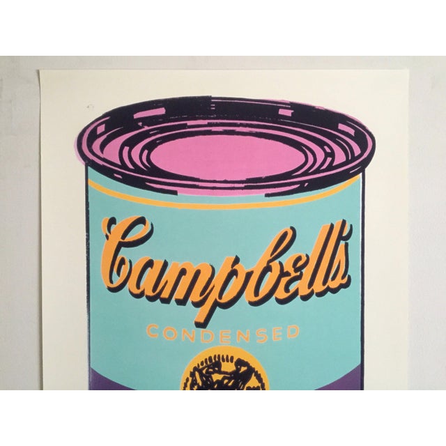 Andy Warhol Foundation Lithograph Print Pop Art Poster " Campbell's