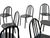 1980s Model 222 Chairs by Robert Mallet-Stevens for Pallucco, 1980, Set of 8 For Sale - Image 5 of 12