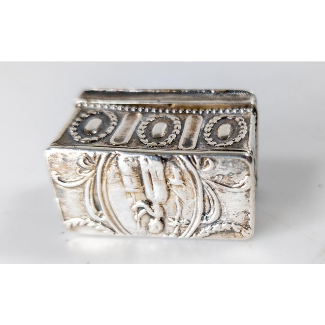 Silver 18th Century Continental European German Silver Box, Augsburg or Hanau For Sale - Image 8 of 11