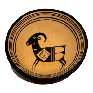 Ka-Ween Signed Pottery Bowl From Tesuque Pueblo, Nm