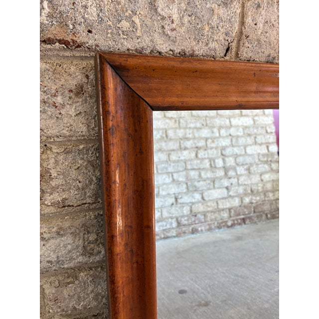 Early 20th Century Vintage Wooden Mirror For Sale - Image 5 of 14