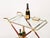 Brass and Burgundy Lacquered Wood Bar Cart by Cesare Lacca, Italy, 1950s For Sale - Image 13 of 15