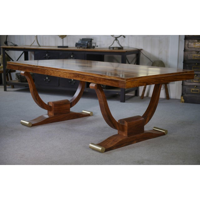 Vintage Art Deco Wooden Table, 1940s For Sale - Image 15 of 15