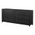Four Hands Millie 6 Drawer Dresser, Drifted Matte Black For Sale