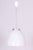 Silver Mid-Century Chandelier in Chrome, Steel, and Opaline Glass, Czech, 1950s For Sale - Image 8 of 8