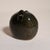 Coffee Modernist Studio Pottery Round Wabi Sabi Bud Vase in Deep Earth Tone Glaze For Sale - Image 8 of 9