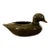 Vintage Green Glazed Ceramic Duck Planter Made in Portugal for f.t.d.A For Sale
