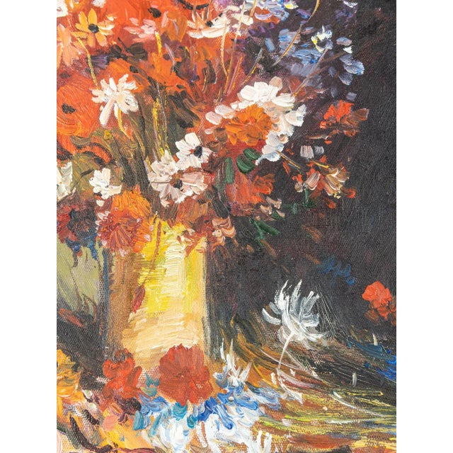 Bouquet, Oil on Canvas, Framed For Sale - Image 4 of 13