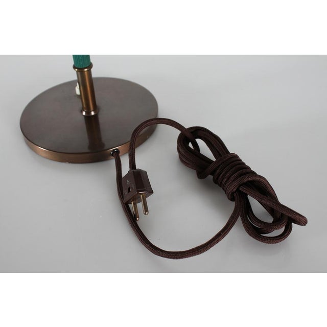 Vilhelm Lauritzen Flexible Desk Lamp in Brass from Lyfa, Denmark, 1940s For Sale - Image 16 of 18