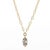 Metal Gold and Diamond Chain Necklace For Sale - Image 7 of 7