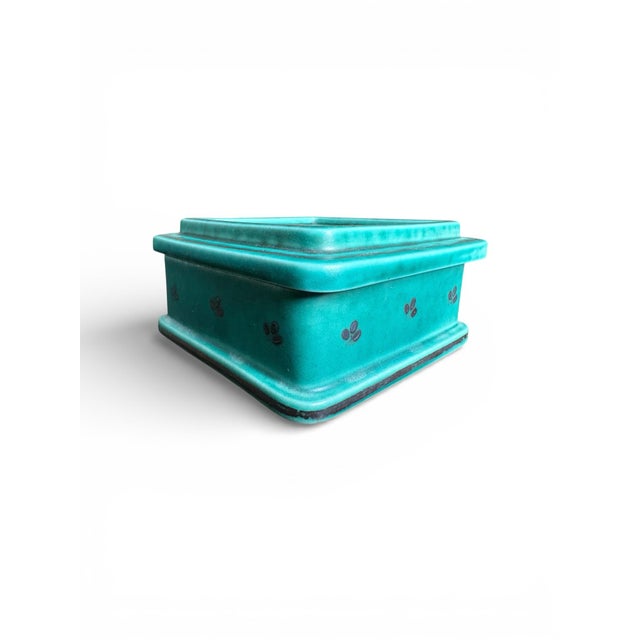 1940s 1940s Wilhelm Kåge for Gustavsberg 'Argenta' Trinket Box / Sweden For Sale - Image 5 of 7