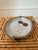 White Vintage Mid-Century Owl Trinket Dish - Terracotta With White Glaze For Sale - Image 8 of 16