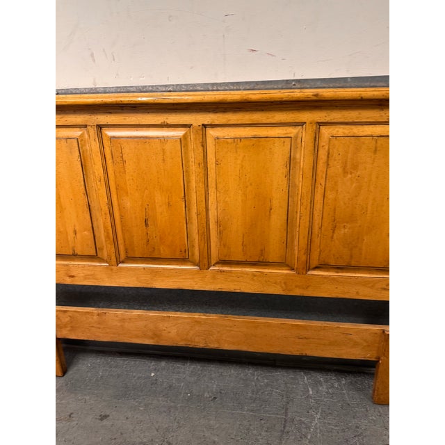 Brown Queen Size Bausman & Company Country English Headboard For Sale - Image 8 of 12