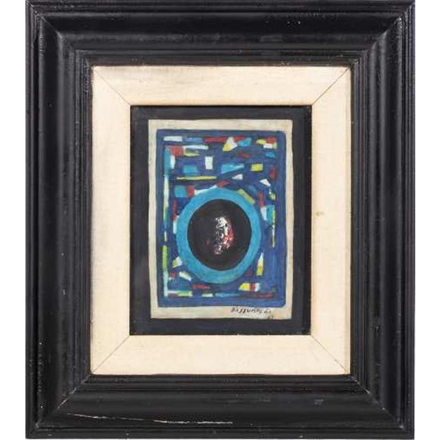 Manuel D'assumpção, Abstract Composition, 1963, Mixed Media on Paper For Sale - Image 8 of 8