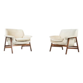 Model 849 Armchairs attributed to Gianfranco Frattini for Cassina, 1960s, Set of 2 For Sale