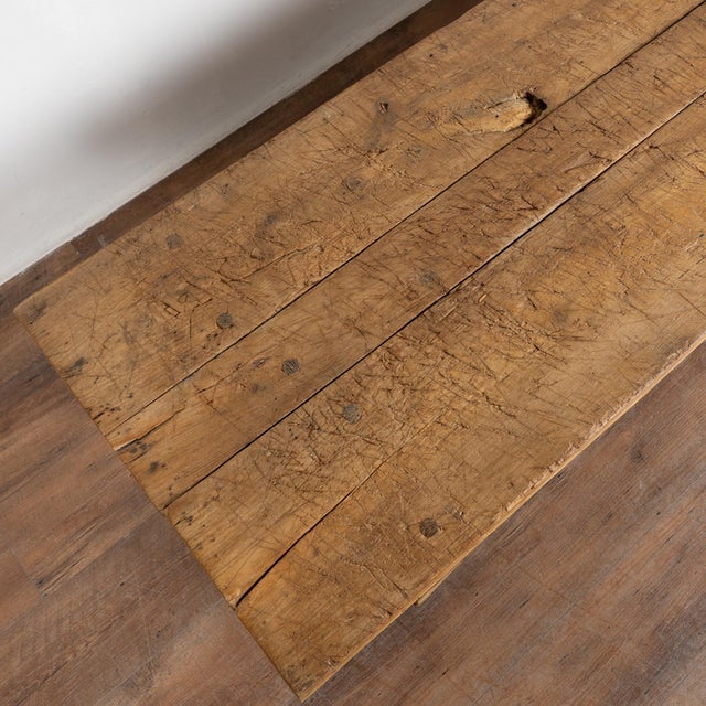 Early 20th Century 20th Century Hungarian Rustic Coffee Table For Sale - Image 5 of 12