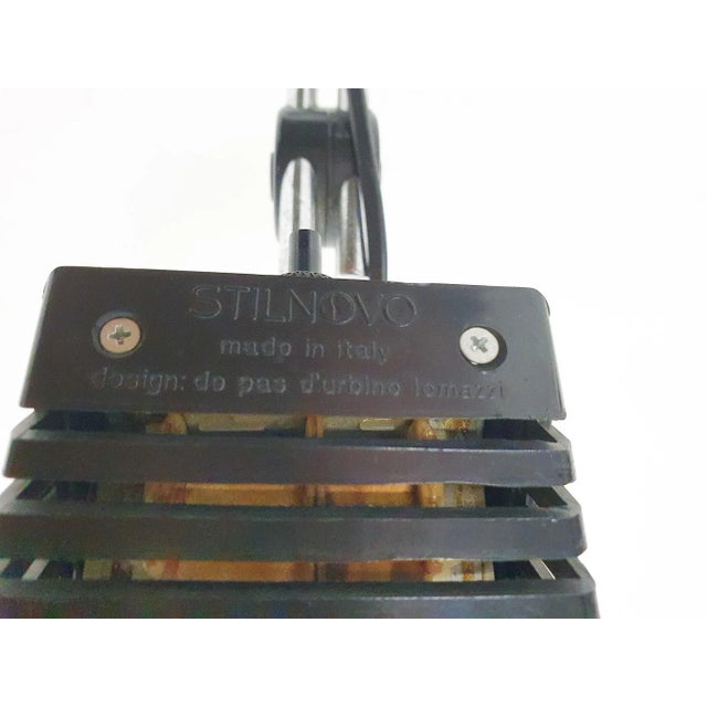 Black Maniglia Floor Light by De Pas, Durbino and Lomazzi for Stilnovo, Italy, 1970s For Sale - Image 8 of 9