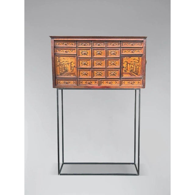 18th Century Italian Provincial Marquetry Cabinet, 1780 For Sale - Image 11 of 11