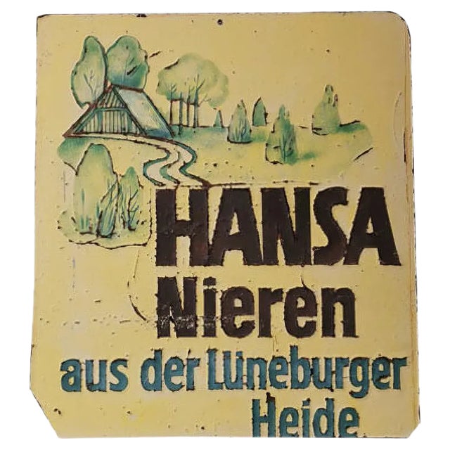 Vintage Advertising Sign, 1960s For Sale