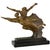 Art Deco bronze sculpture of 3 athletes, Allegory of speed by Robert Delandre. La Vitesse. Patinated bronze on a Belgian...