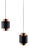 Mid-Century Modern Model Tunika Pendant Lights by Jo Hammerborg for Fog & Morup, Denmark, 1960s, Set of 2 For Sale