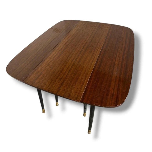 1950s Mid-Century Modern Dining Table in Mahogany, 1950s For Sale - Image 5 of 8