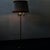 Beautiful metal alloy floor lamp, it features a pleated lampshade with decorative orange edges, four light sources, and...
