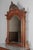 Wood Italian Walnut Marble Top Dresser and Mirror For Sale - Image 7 of 8