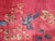 Art Deco 1920s Pink Cerise Floral Modern Antique Chinese Art Deco Rug 5' X 7'6" Hand Knotted Wool Carpet For Sale - Image 3 of 6