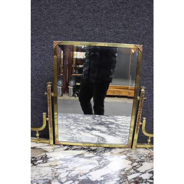 Mid 20th Century French Art Nouveau Vanity Table For Sale In Philadelphia - Image 6 of 14