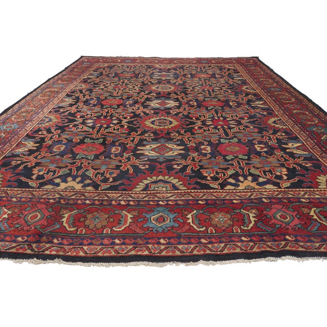 English Late 19th Century Persian Mahal Rug, 08'08 X 12'00 For Sale - Image 3 of 10